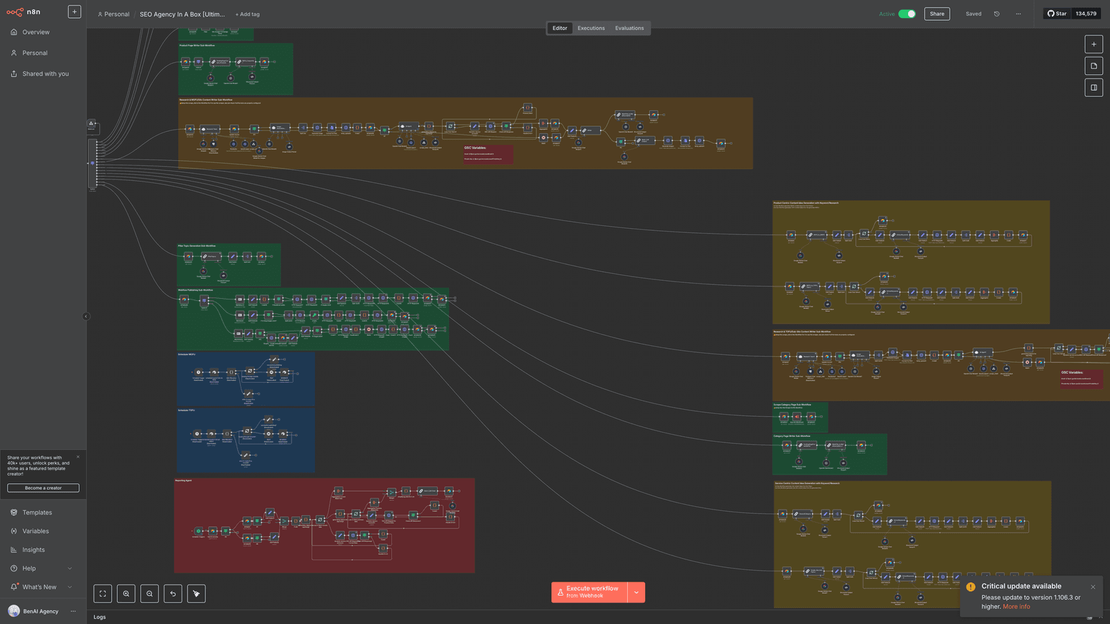 The same system, deeper in — branches, state, retries.